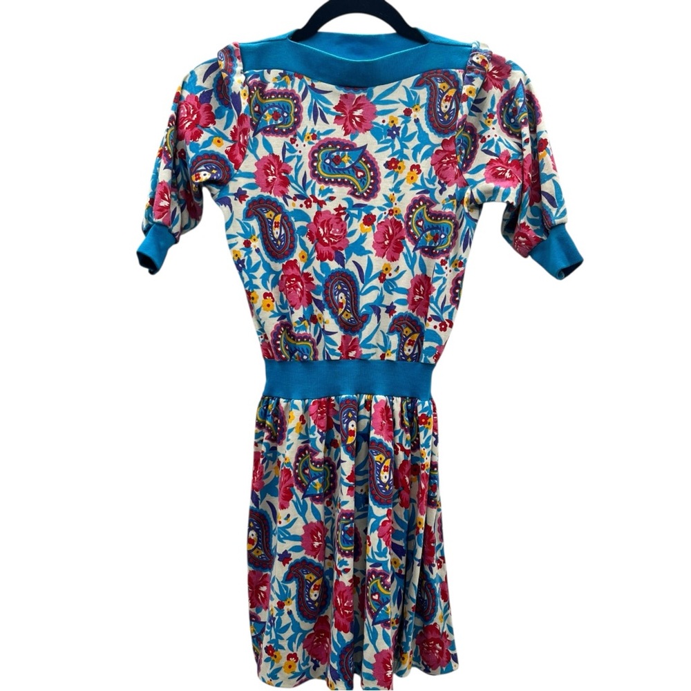 Vintage 1970’s Sassy Sue Kids Floral Paisley Print Dress